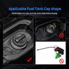 Real Hard Carbon Fiber Cover Universal For Mercedes Benz AMG C Class W463 W461 C253 W166 E300 E450 E55 Car Fuel Tank Cap Trim