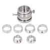8pcs Set Watch Movement Seat Base Holder Stainless Steel Silver Watch Repair Maintain Tools for BZ