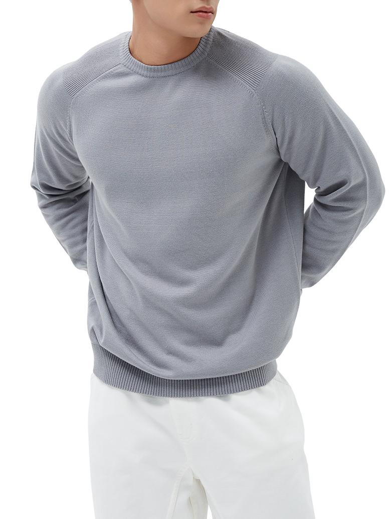 Nine Jet Soft Modal Crew Neck Knit 23Nt02 Black (Bk)/L