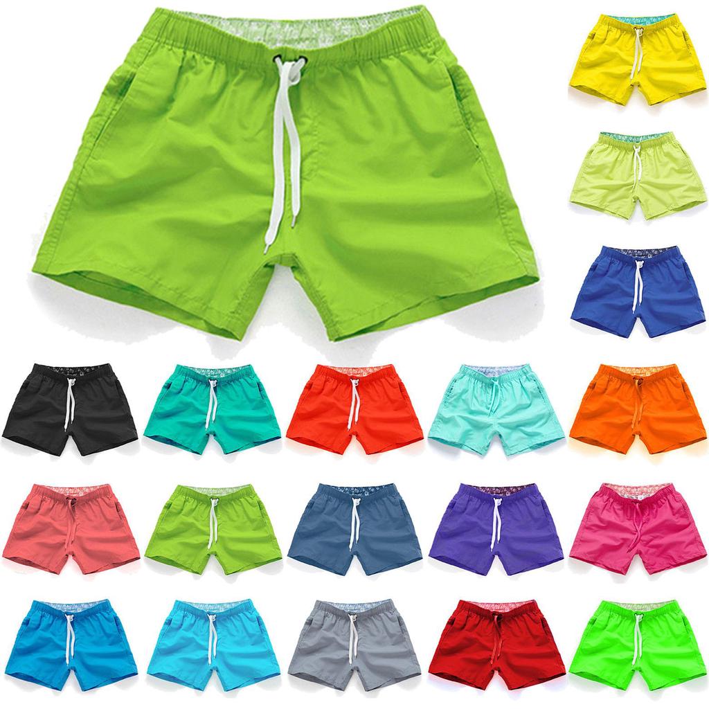Men Swimming Board Shorts Swim Shorts Trunks Swimwear Beach Summer Trouser M~3XL Men Swimming Board Shorts Swim Shorts Trunks Swimwear Beach Summer Trouser M~3XL