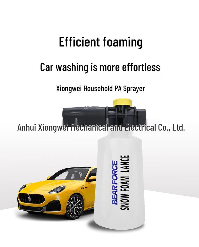 High Pressure Foam Sprayer & Water Nozzle for Home and Car Wash