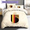 Red Devils Pattern Bedding Quilt Set  Home Decoration  Gift (1 * duvet cover + 2 * pillowcase  without core)