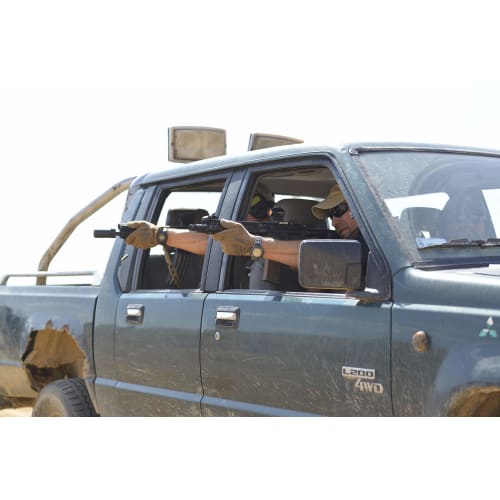 DIRECT ACTION Hard Gloves, Synthetic Leather, Touchscreen Compatible, Black, Size Small