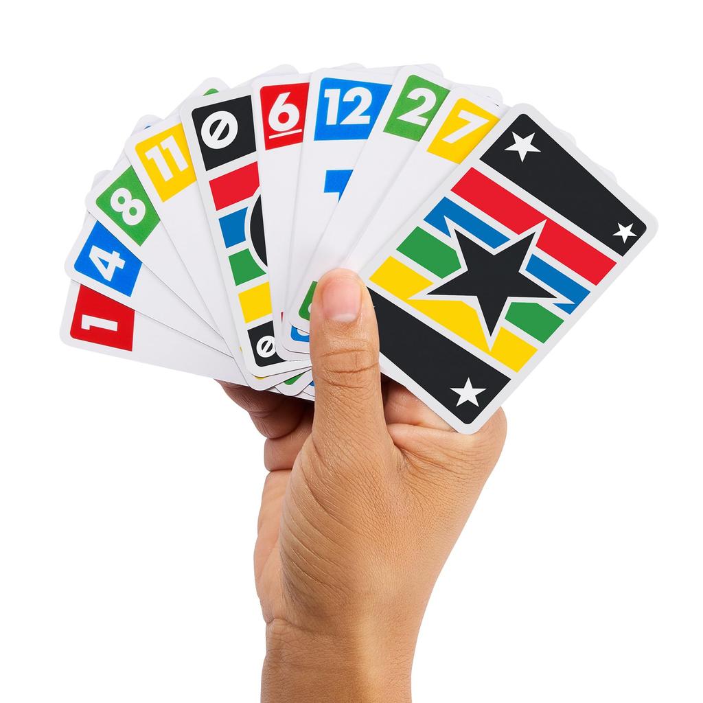 Mattel Game Phase 10 Game Party Supplies Educational Game Card Game 112 Cards 2-6 Players Ages 7 and Up Blue HCF91