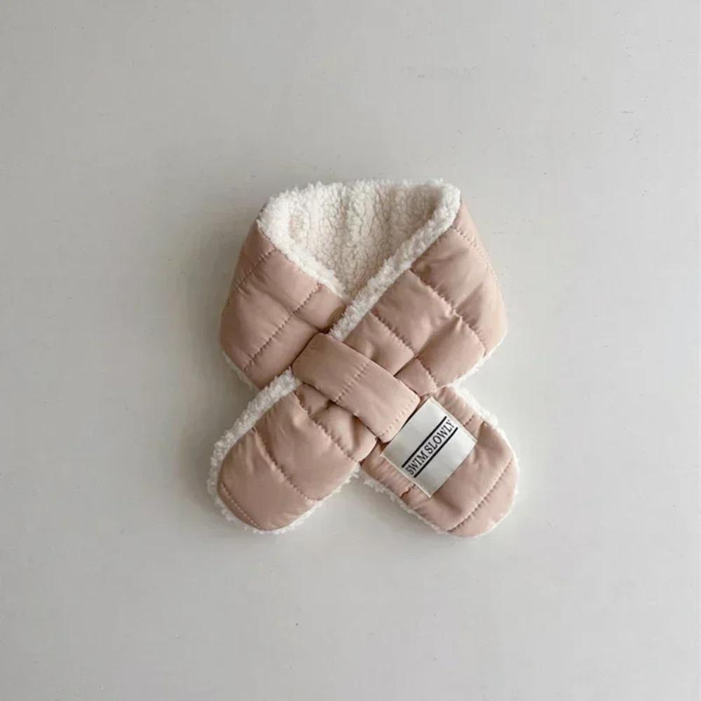 

Cotton-padded Baby Hat Scarf Set Windproof Ear Protection Cap Cute Lei Feng Cap Autumn Winter Khaki Scarf