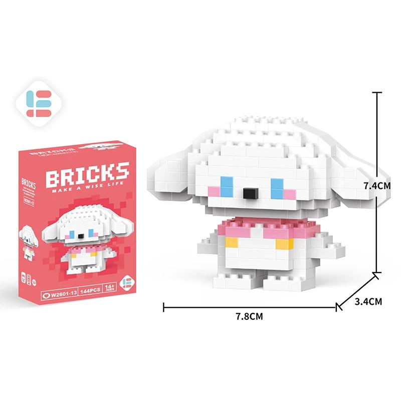 Stitch Building Blocks Anime Kawaii Cartoon mini Action Children's Figures Blocks Bricks Assemble DIY Toys Gift for Kids