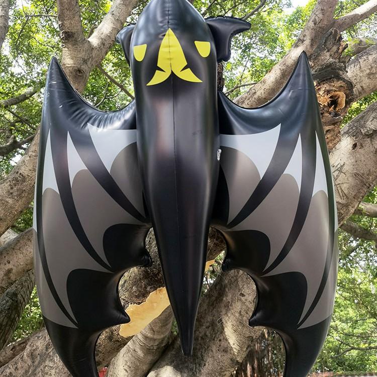 Inflatable Halloween Eyeball Beach Ball PVC Bat Balloon Scary Yard Decor Outdoor Spooky Party Horror Decoration Accessory