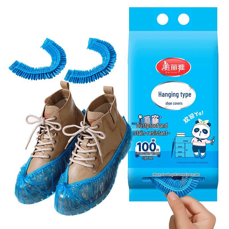 Maryya Thickened Waterproof Disposable Shoe Covers