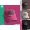 Stylish Ins Pink Embroidered Baseball Cap For Unisex Streetwear In Spring And Summer