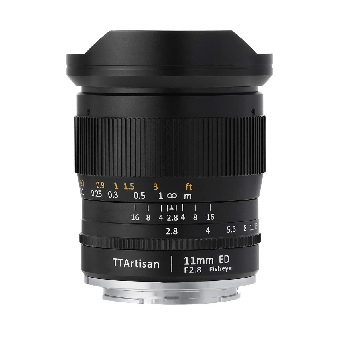 

TTArtisan 11mm Fisheye ED Lens by Meisho Warranty f/2.8 L-Mount Optical, 2-Year чорний