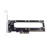 Xiwai 4X Host Converter EDSFF NVMe Ruler 1U Thickness Short SSD Carrier Adapter PCI-E4.0 GEN-Z E1.S 5.9mm 8.0mm
