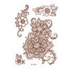 Waterproof Tattoo Stickers Middle Eastern Lace Temporary Tattoos for Women Adults Adhesive Body Art Stickers