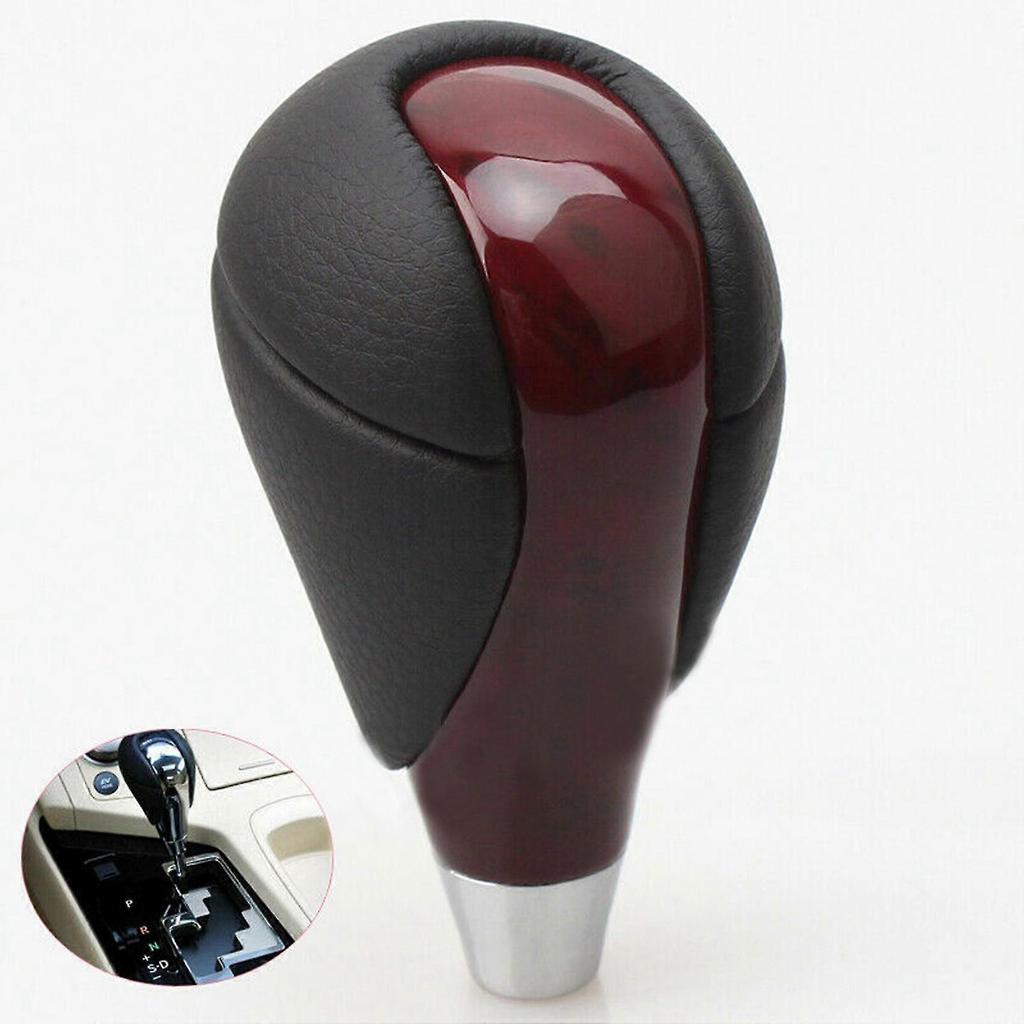 Red Leather Automatic Transmission Gear Shift Knob For Lexus Es Is Rx
