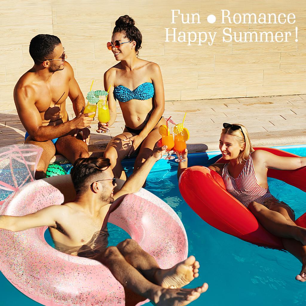 HeySplash Pool Floats Inflatable Diamond Ring Pool Float Arge Engagement Ring Floatie for Bachelorette Party Swim Tube Toy Raft