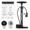 WEST BIKING Fahrradpumpe 150/160 PSI Hochdruck Digitales Manometer Fahrradreifenfüller Schrader Presta Ventil Universell
