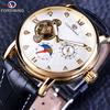 Forsinning Fsg800 Fashion Luminous Hands Rose Golden Men Watches Top Brand Tourbillon Diamond Automatic Mechanical Watch