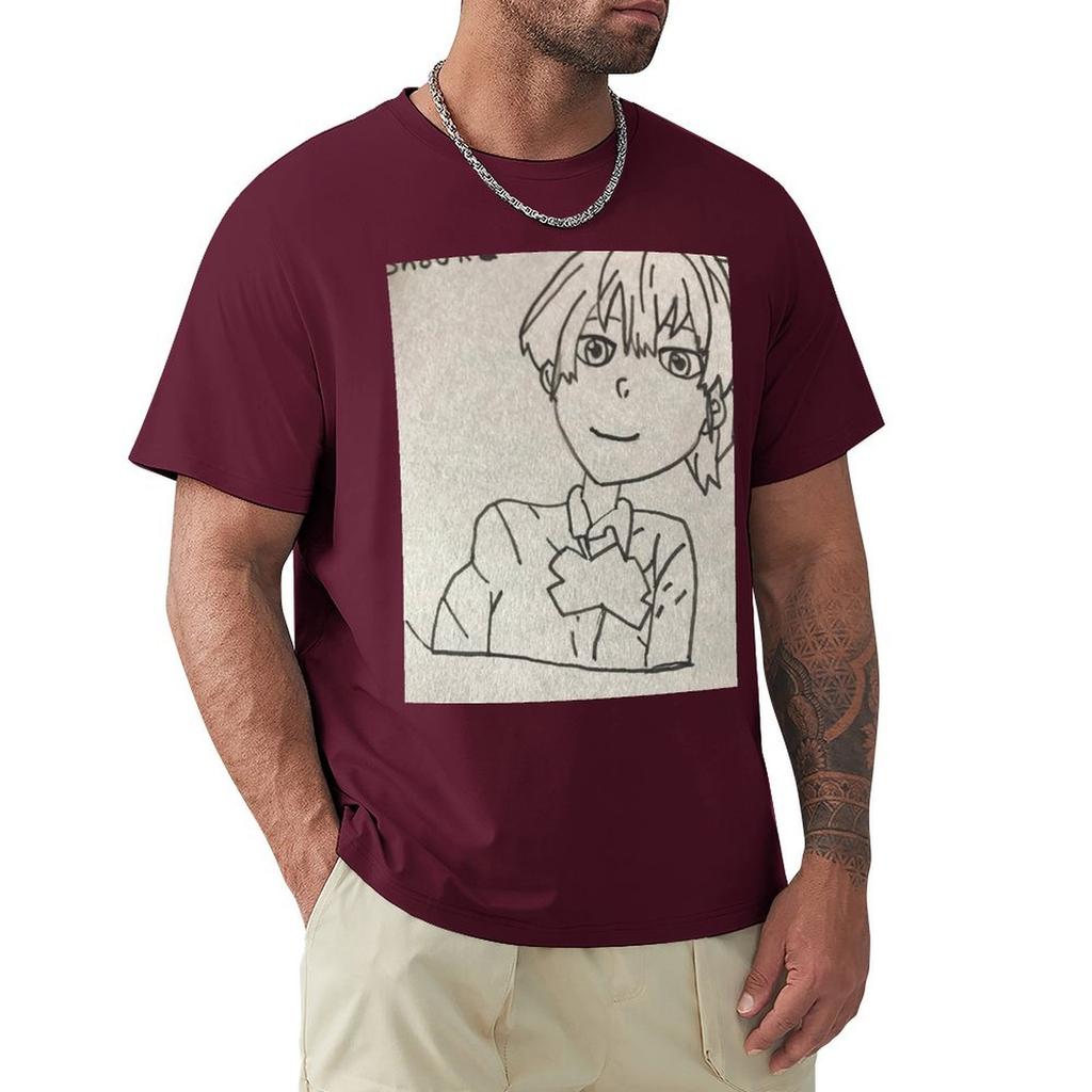 Shouko Nishimiya (Z Hlasu ticha) Od Ash Tričko Estetické Oblečení Vintage Anime Tričko Grafická Trička Pánská
