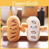 Keychain Bread Plush Cartoon Stuffed Doll Cute Bag Pendant Decoration Kids Gift