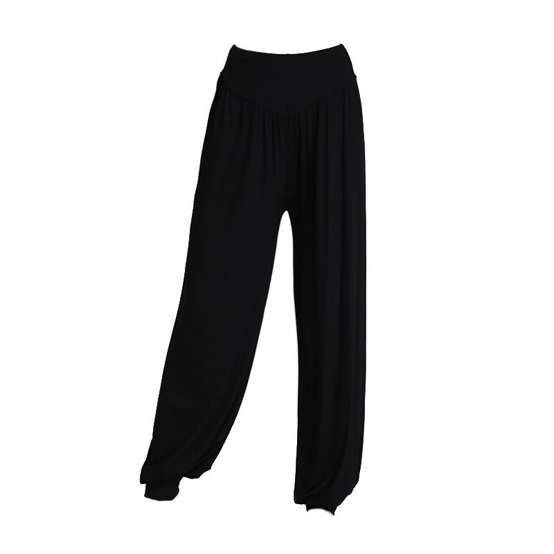 Dance Pants Women's Modal Loose Feet Dancing Wide-Legged Leotards Latin Yoga Practice Long Trousers Soft Modal Home Pants N24