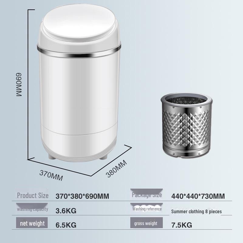 

Компактная полуавтоматическая стиральная машина и сушилка для детской одежды