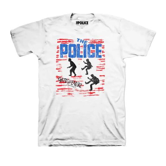 The Police White Short Sleeve TShirt For Men and Women Full Sizes NZ1554 Unisex T-Shirt S