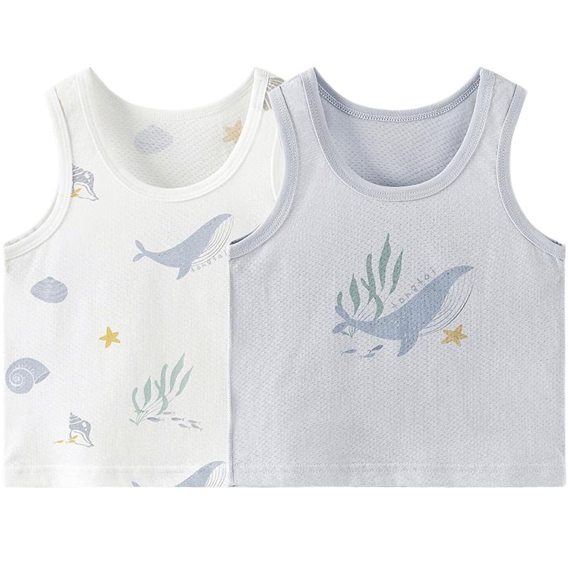 TONGTAI Baby Summer Pure Cotton Sleeveless Vest