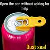 Compact Pull-Tab Bottle & Can Opener: Dustproof, Twist-off Cap Tool