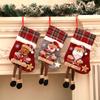 Christmas Stocking Christmas Tree Pendant Snowman Santa Elk Bear Children Gift Bag Family Party Decorations New Year'S Gifts