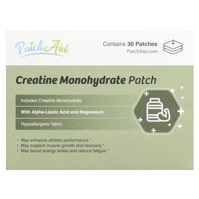 Creatine Monohydrate Patches, 30 Sheets