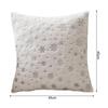 45*45cm Throw Pillowcase Christmas Snowflake Printed Hidden Zipper Design Dust-proof Soft Comfortable Touch Plush Cushion Cover