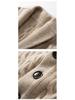 Men's Soft Cashmere Cardigan: Skin-Friendly, Thick Cable Knit, Shawl Collar Sweater.