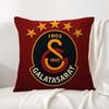Club Logo G-Galatasarays Pillow Case Natural Linen Organic Fabric Double-Sided Printing Breathable Perfect For Home Decor