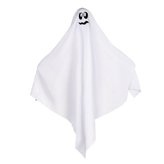 Halloween Hanging Ghost Outdoor Decoration, Cute Flying White Ghost for Front Yard, Porch, Patio, Lawn, Garden, Tree, Halloween Party Decor