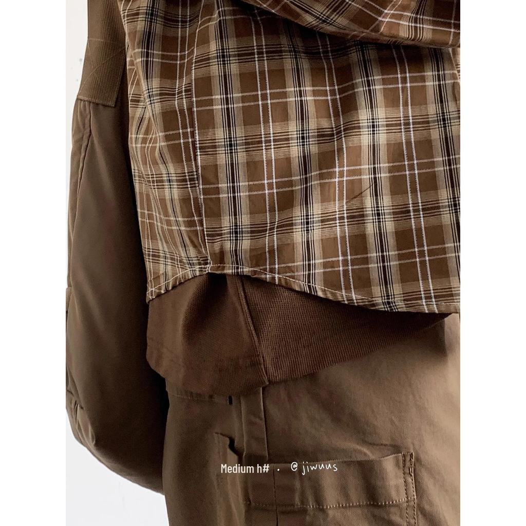 Unisex Frühling Retro Karomuster Langarmhemd - Lockerer, lässiger Preppy-Stil für Männer & Frauen