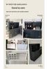 Modern Minimalist Solid Wood Side Cabinet for Small Apartments