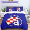Biancheria da letto con motivo Dinamo Zagabria, Set piumone Copripiumone Federa Regalo di Compleanno per la Casa (1*copripiumino+2*federe,senza imbottitura)