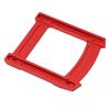 RC Skid Plate Glide Chassis Armour Guard Aluminium Alloy Accessory Set Kit for 110 Cars Red