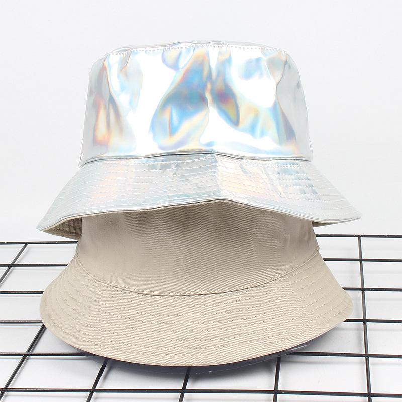 Manufacturer Europe and the United States new hat color-changing D laser bucket hat men and women street shooting trend basin hat