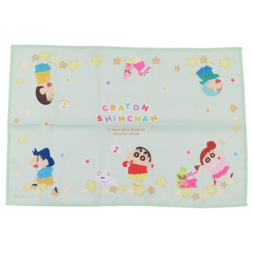 

Tees Factory Crayon Shin-chan, Shinnosuke, Kazama, Nene, Masao, Bo-chan Wide Lunch Cloth Chocolate Velvet