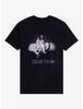 Billie Eilish Sitting On Bed Graphic Black T-Shirt