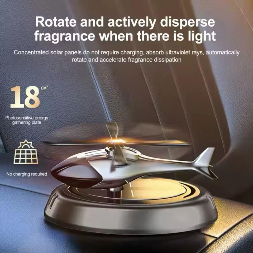 Helicopter Model Solar Aromatherapy Diffuser Non-toxic Helicopter Air Freshener  Hotel