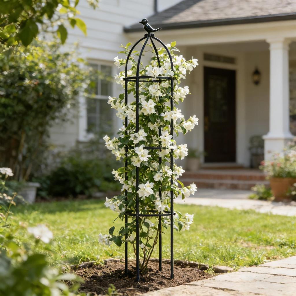 Trellis for Potted Plants Rust Proof Decorative Stakes Supports Monstera Plant Support for Outdoor Indoor Rose Clematis