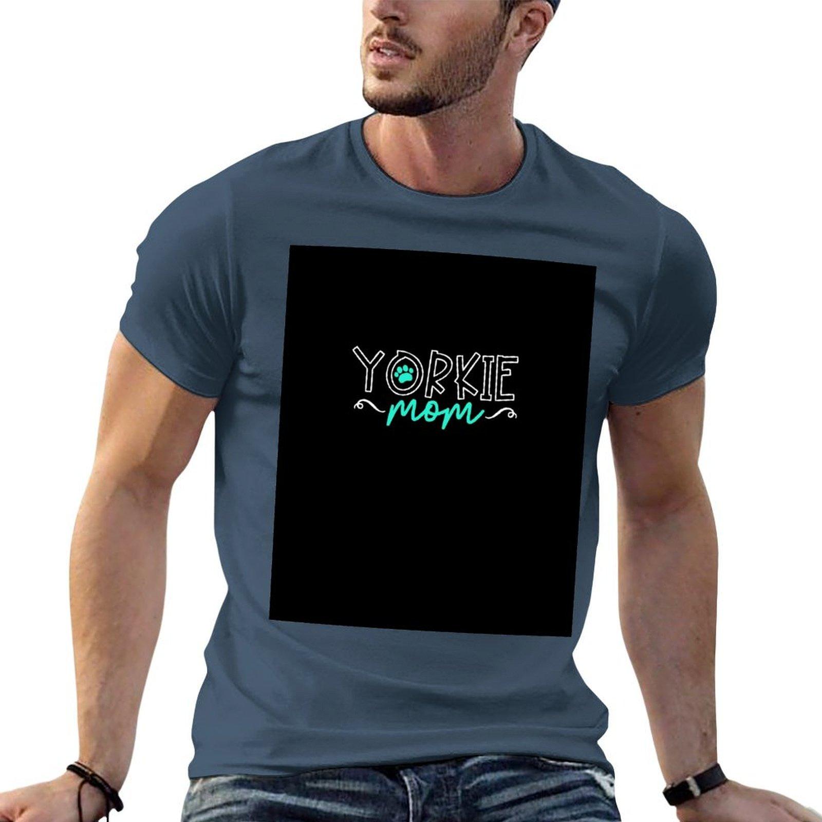 Yorkie Mom Tshirt Unisex T Shirt Cotton Cotton Tshirt 100 Anime T Shirts For Unisex Tshirt S