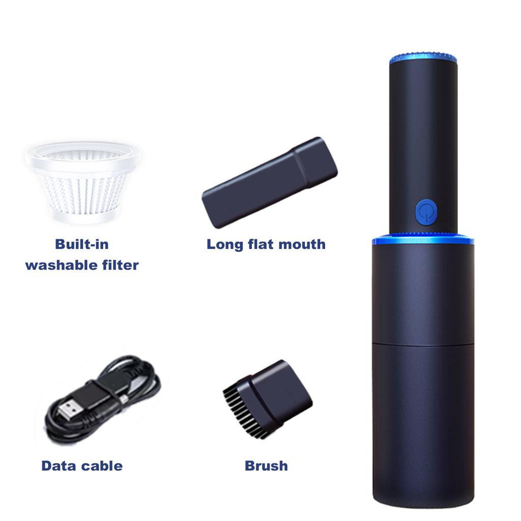 Staubsauger, kabellos, hohe Saugkraft, wiederaufladbar, USB-Staubsauger, Auto-Handheld, tragbar