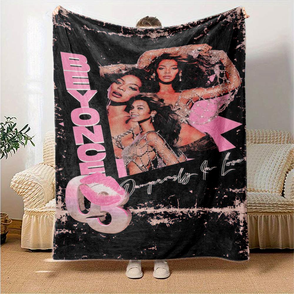 Beyonc Blanket, High quality Comfortable for All Seasons, Home Decor, Warmth and Comfort