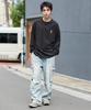 WEGO Long Sleeve with a BENDAVIS Perfect for Fall and Streetwear Ben Size Black Men's T-Shirt, Custom-Made One-Point Design, Winter, Style, Davis,