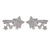 Crystals Star and Meteors Design Ear Clip Accessory For Freeclip 1 2 Featuring Shining Zircons And Comfort Fit