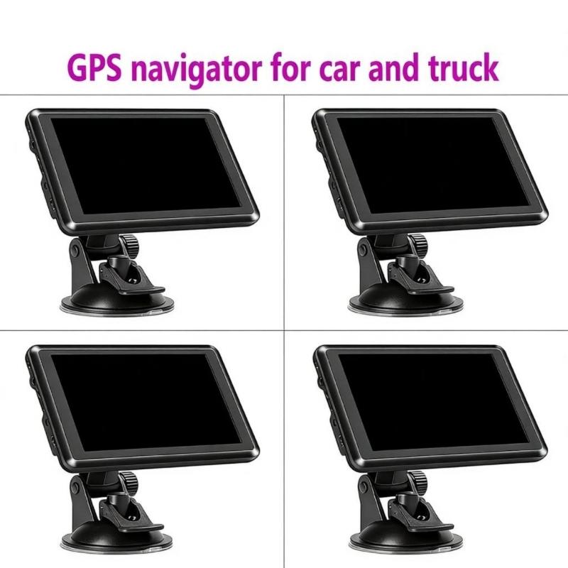 7inch GPSs Navigation For Car And Truck With Life North US Maps Updates And Card Slot