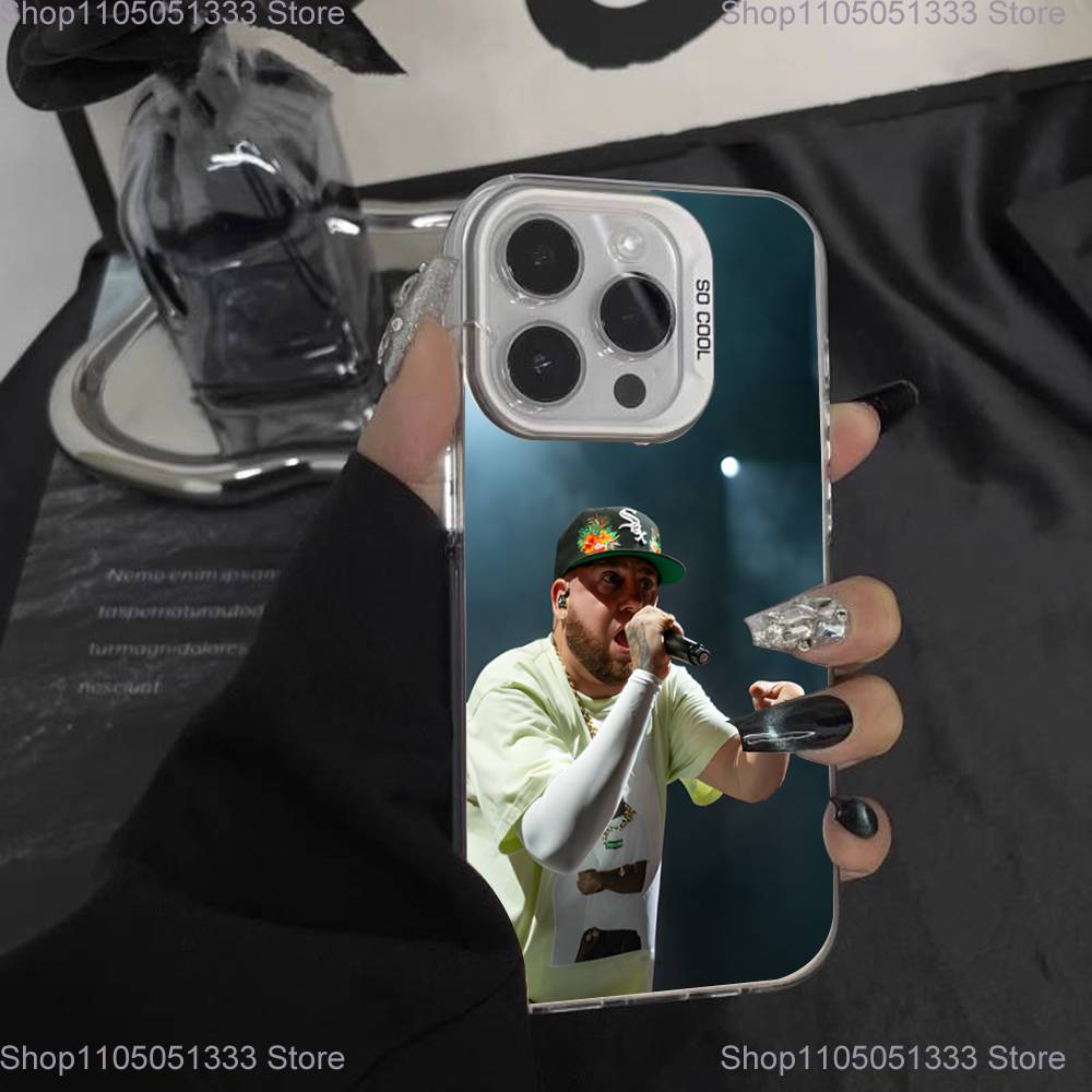 Rapper Maka Aura 2025 Tour Phone Case For iPhone 16,15,14,13,12,11,Pro,XS,Max,Plus,Mini,SE White Candy Matte Shockproof Cover