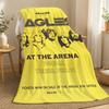 Eagles Band Throw 240g Flannel Blanket, Suitable for Sofas, Beds, Offices, Exquisite Gift Blankets